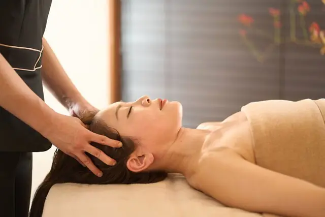 Korean Head Spa at Skinholic Aesthetics & Laser, in the treatment room
