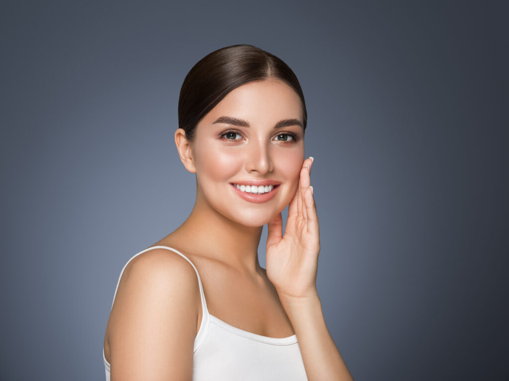 woman with radiant skin