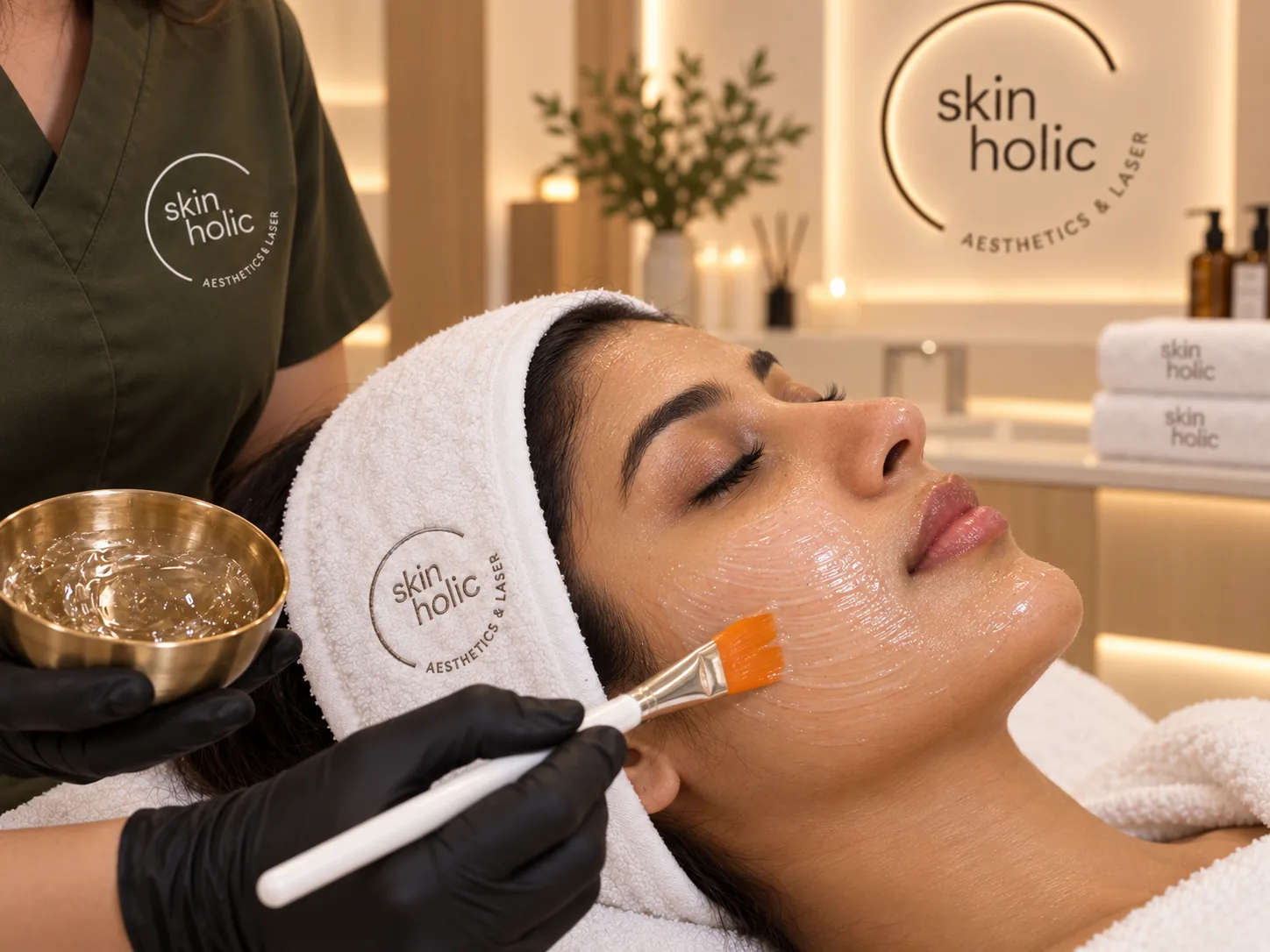Dermamelan at Skinholic Aesthetics & Laser, in the treatment room