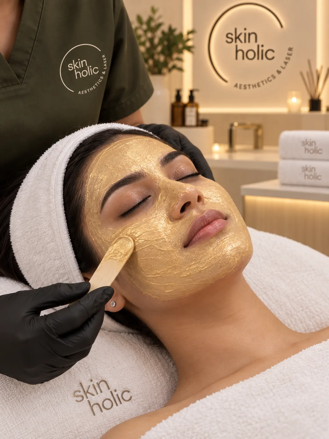 Cosmelan at Skinholic Aesthetics & Laser, in the treatment room