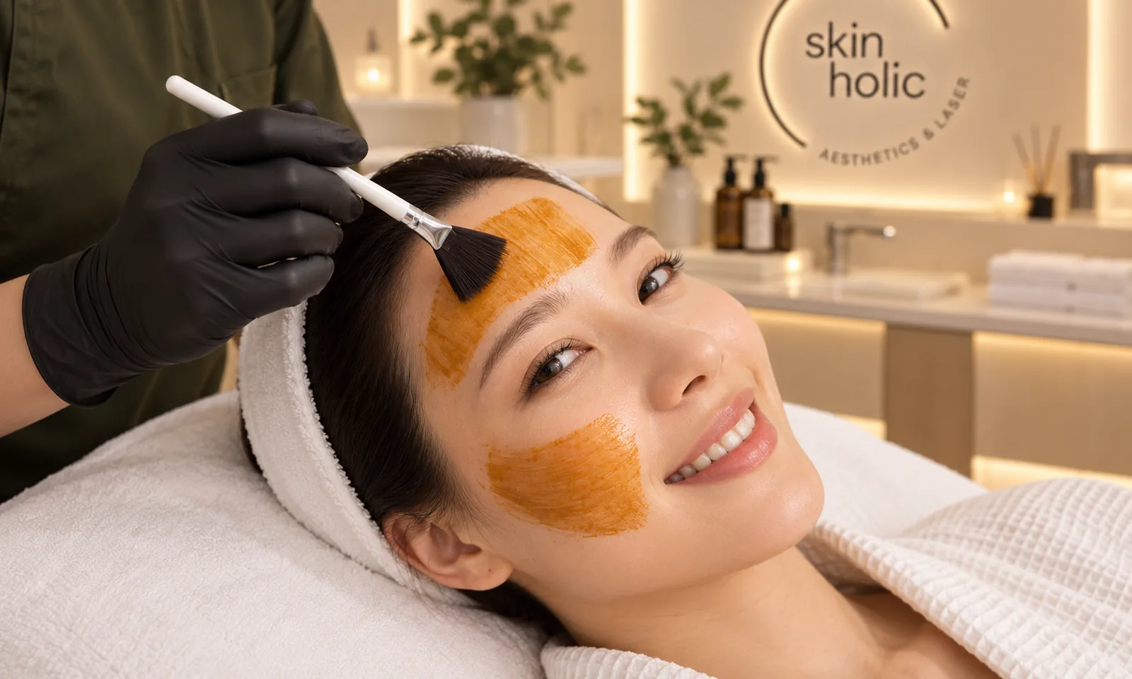 Cosmelan at Skinholic Aesthetics & Laser, in the treatment room