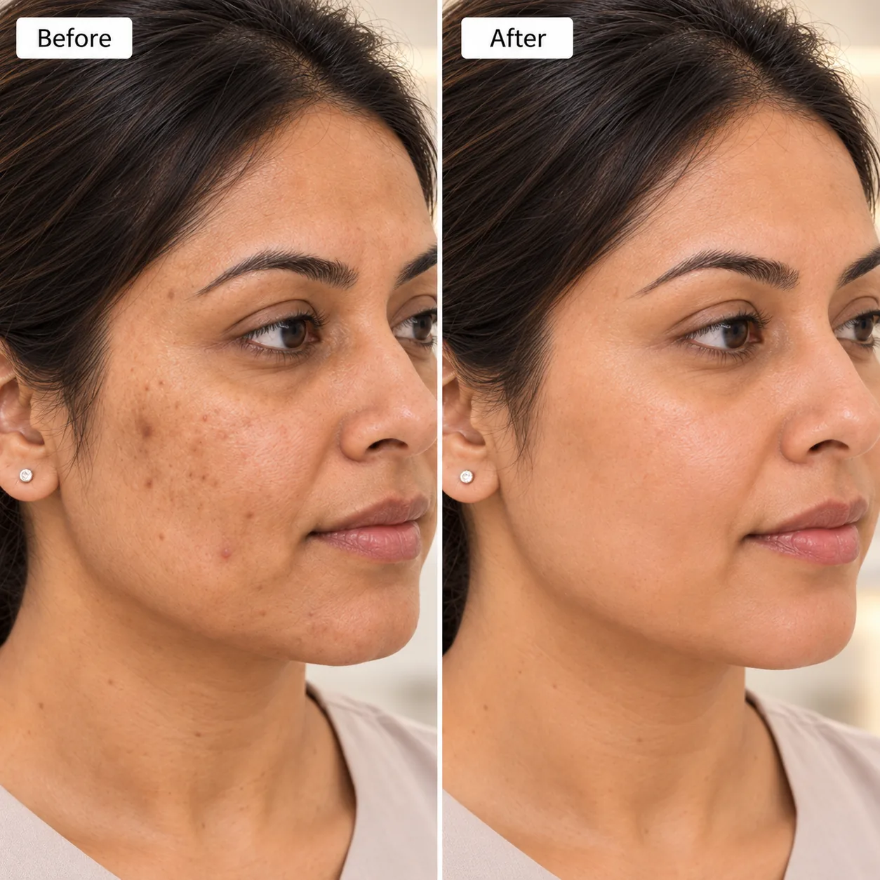 Cosmelan at Skinholic Aesthetics & Laser, in the treatment room