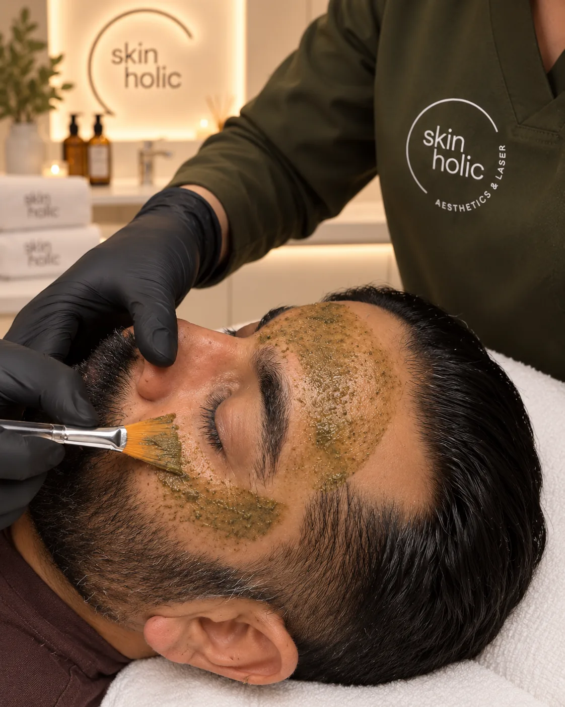 Apocalypsis Phyto-Peel at Skinholic Aesthetics & Laser, in the treatment room