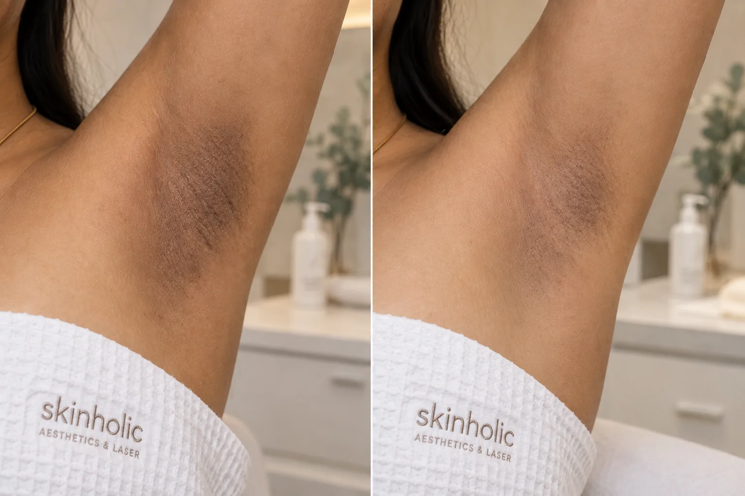 Intimate Brightening at Skinholic Aesthetics & Laser, in the treatment room
