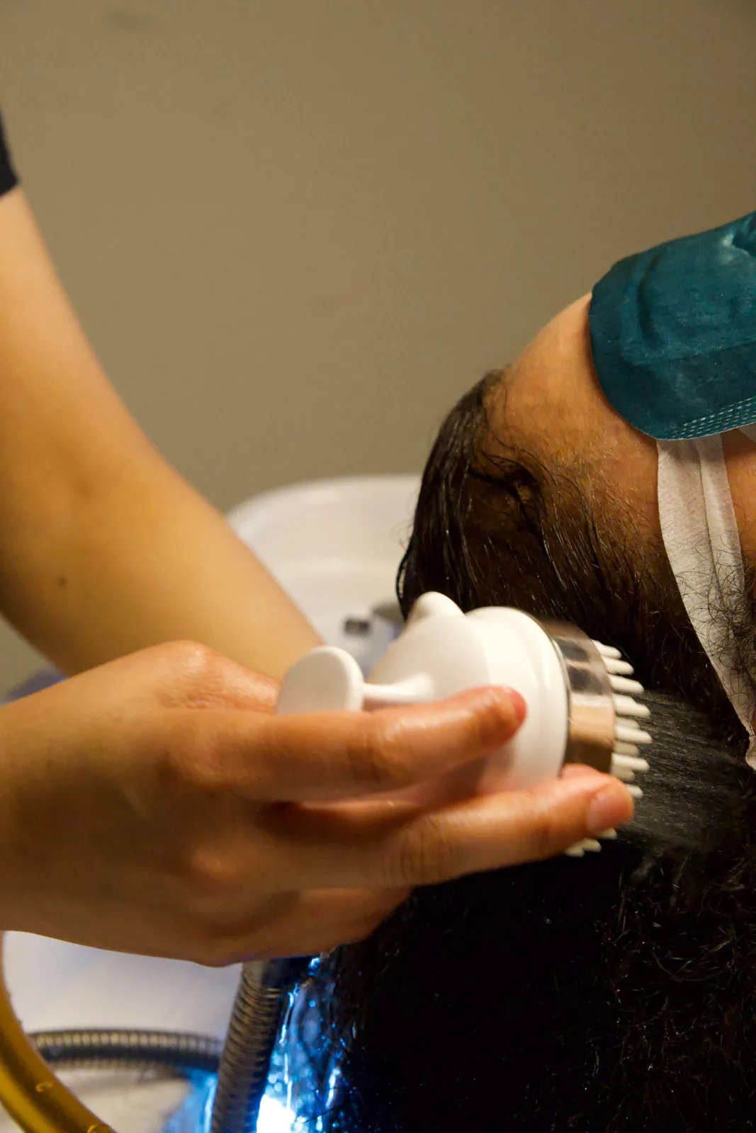 Japanese Head Spa at Skinholic Aesthetics & Laser, in the treatment room